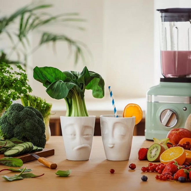 Набір із двох чашок Tassen «Поцілунок і Гальмо», 350 мл