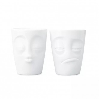 Набір з двох чашок Tassen "Поцілунок і Гальмо", 350 мл