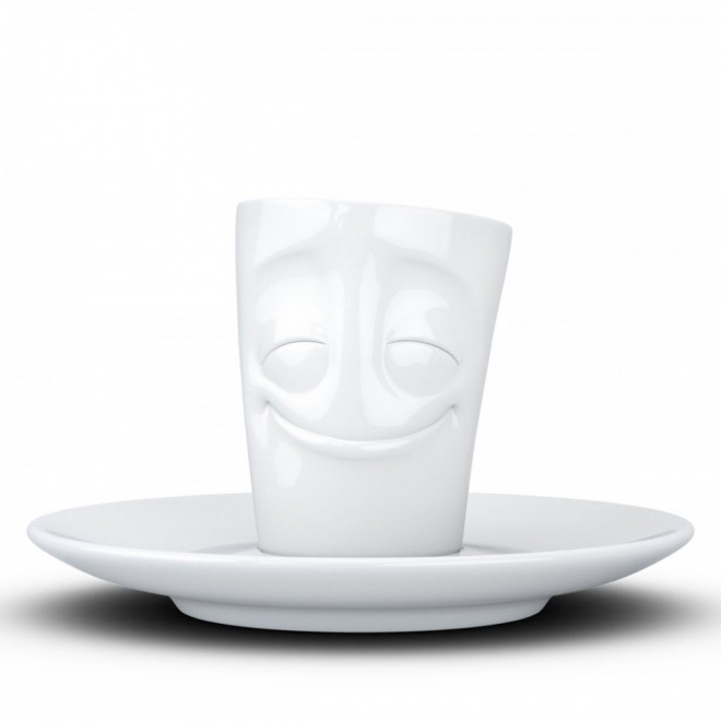 Чашка с блюдцем Tassen Espresso "Благодарю", 80 мл Чашка с блюдцем Tassen Espresso "Благодарю", 80 мл