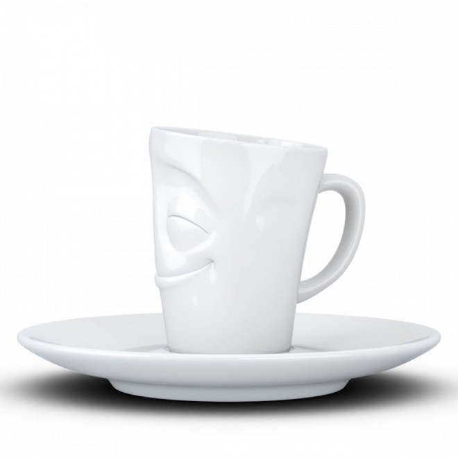 Чашка с блюдцем Tassen Espresso "Благодарю", 80 мл Чашка с блюдцем Tassen Espresso "Благодарю", 80 мл