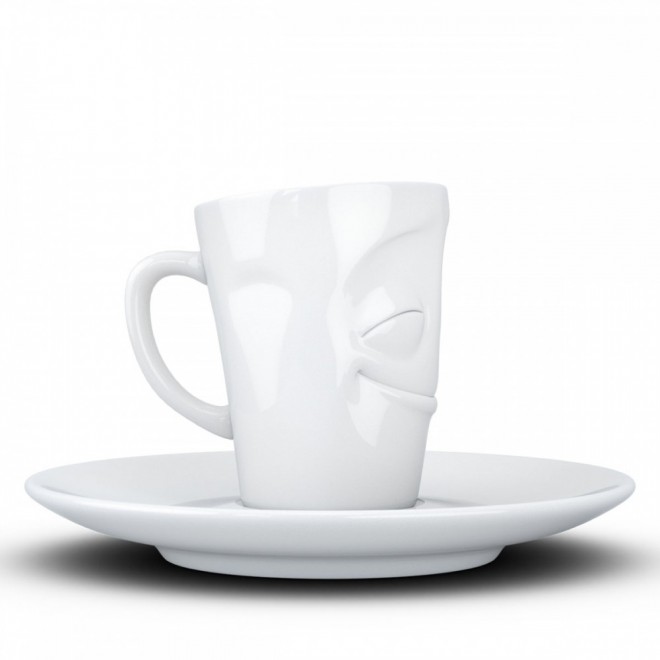 Чашка с блюдцем Tassen Espresso "Благодарю", 80 мл Чашка с блюдцем Tassen Espresso "Благодарю", 80 мл