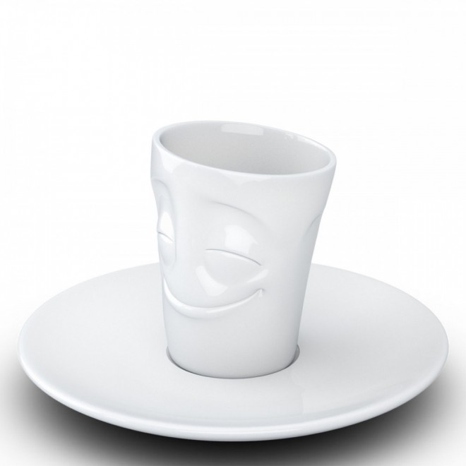 Чашка с блюдцем Tassen Espresso "Благодарю", 80 мл Чашка с блюдцем Tassen Espresso "Благодарю", 80 мл